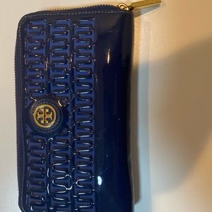 Tory Burch  Blue Wallet Clutch Purse‎ Bag